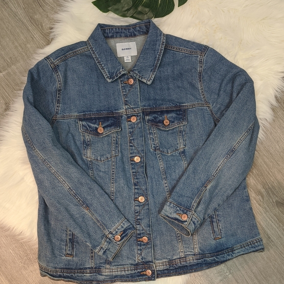 old navy denim jacket plus size